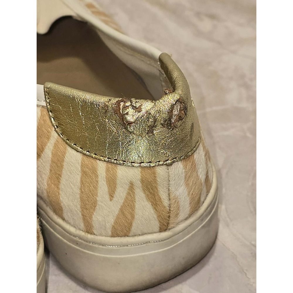 Ann Taylor Zebra Print Slip On Sneakers GUC Womens Size 8 π¦β¨ - Picture 6 of 8
